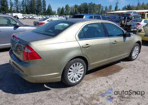 2012 Ford Fusion Hybrid из США, поврежденный, VIN 3FADP0L33CR380819